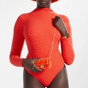 Fendi SKIMS Mock Neck Longsleeve bodysuit